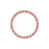 50 Spoke Nips - Candy Apple Red