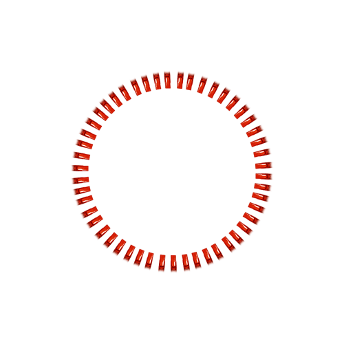 50 Spoke Nips - Candy Apple Red