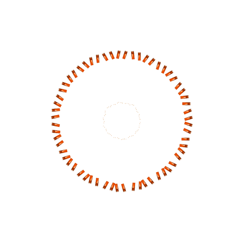 60 Spoke Nips - Copper