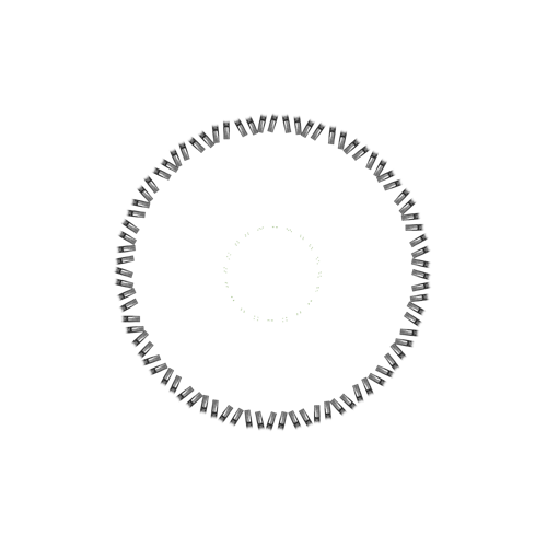 80 Spoke Nips - Chrome