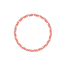 Load image into Gallery viewer, 80 Spoke Nips - Gloss Red