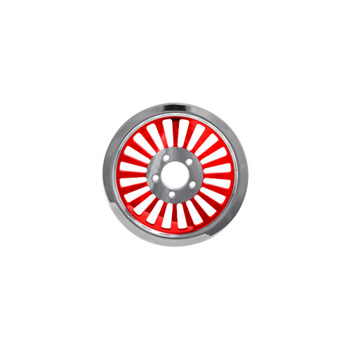 Klassic Pulley - 66-tooth @ 1.5 - Gloss Red