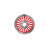 Klassic Pulley - 70-tooth @ .75" - Gloss Red