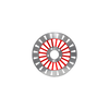 Dual Klassic Rotor - 13" - Gloss Red