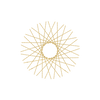 40 Diamond Spokes - 16" - Brass