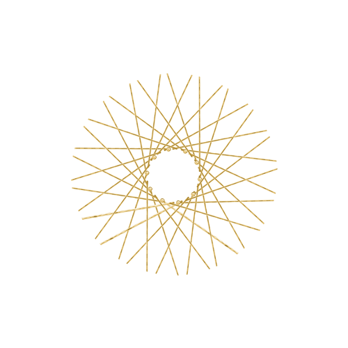 40 Diamond Spokes - 16" - Brass