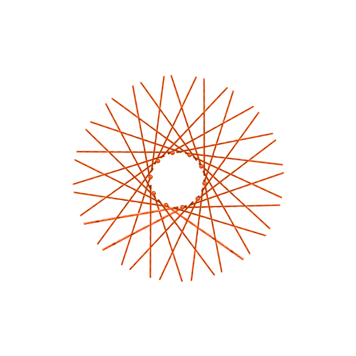 40 Diamond Spokes - 16" - Copper