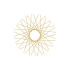 40 Diamond Spokes - 17" - Brass