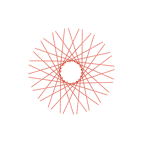 40 Diamond Spokes - 17" - Gloss Red