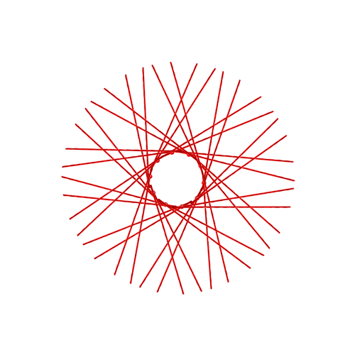 40 Diamond Spokes - 18" - Candy Apple Red