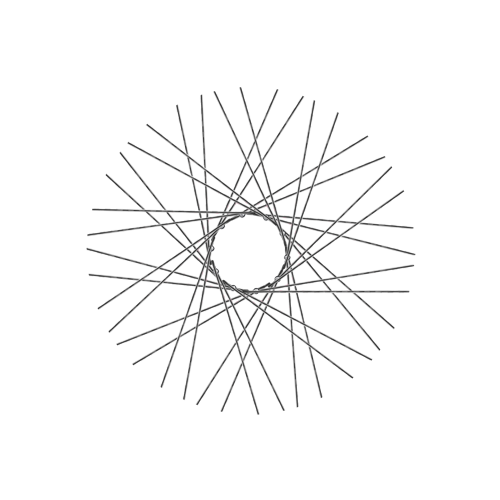 40 Diamond Spokes - 18" - Chrome