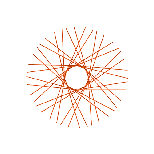 40 Diamond Spokes - 18" - Copper