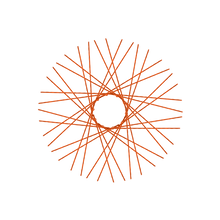 Load image into Gallery viewer, 40 Diamond Spokes - 18&quot; - Copper