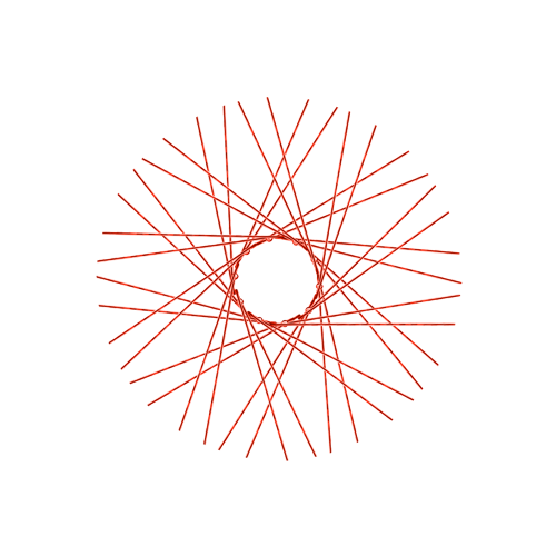 40 Diamond Spokes - 18" - Gloss Red