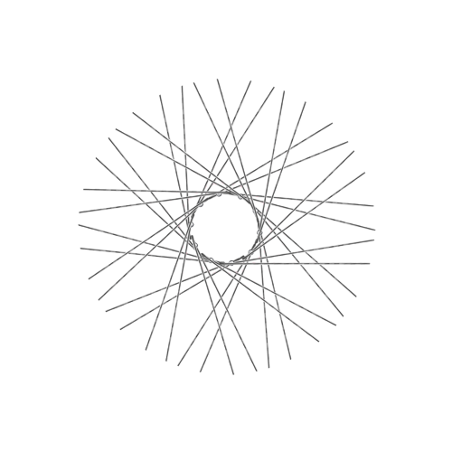 40 Diamond Spokes - 18" - Polish