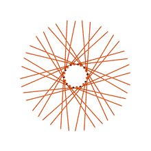 Load image into Gallery viewer, 40 Diamond Spokes - 21&quot; - Copper