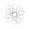 40 Diamond Spokes - 21" - Polish