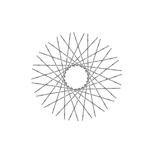 40 New Diamond Spokes - 16" - Chrome