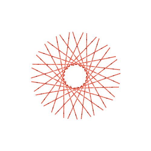 40 New Diamond Spokes - 16" - Gloss Red