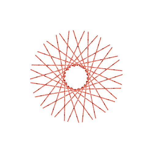 40 New Diamond Spokes - 17" - Gloss Red