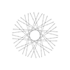 40 New Diamond Spokes - 18" - Polish