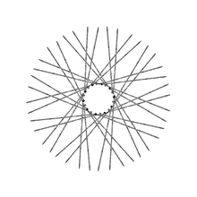 Load image into Gallery viewer, 40 New Diamond Spokes - 21&quot; - Chrome