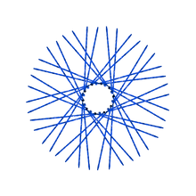 Load image into Gallery viewer, 40 New Diamond Spokes - 21&quot; - Lolly Pop Blue