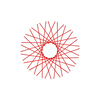 40 Smooth Spokes - 16" - Candy Apple Red