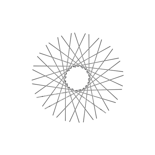 40 Smooth Spokes - 16" - Chrome