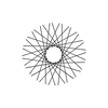 40 Smooth Spokes - 16" - Gloss Black