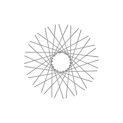40 Smooth Spokes - 17" - Chrome