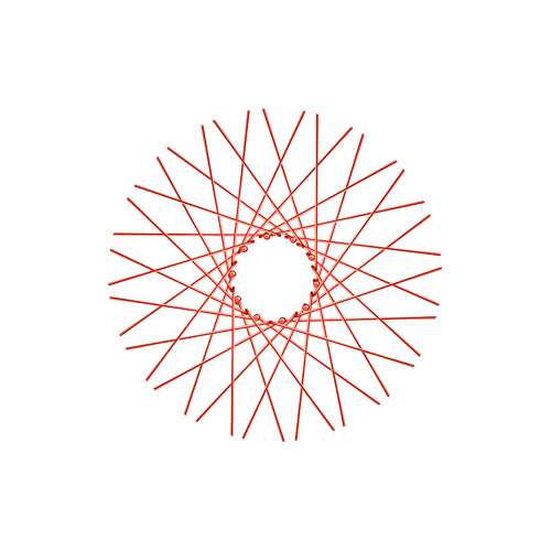 40 Smooth Spokes - 17" - Gloss Red