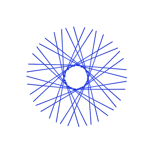 40 Smooth Spokes - 18" - Lolly Pop Blue