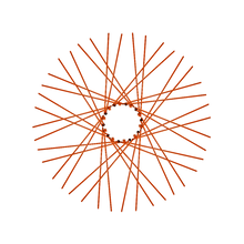 Load image into Gallery viewer, 40 Smooth Spokes - 21&quot; - Copper