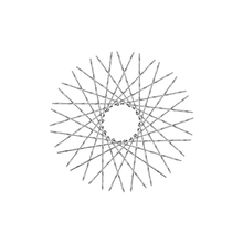 Load image into Gallery viewer, 40 Twisted Spokes - 16&quot; - Chrome
