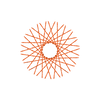 40 Twisted Spokes - 16" - Copper