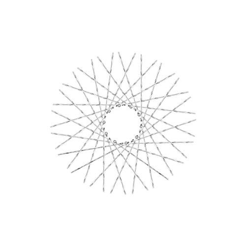 40 Twisted Spokes - 16" - Polish