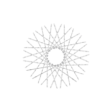 Load image into Gallery viewer, 40 Twisted Spokes - 16&quot; - Polish