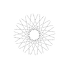 40 Twisted Spokes - 17" - Polish