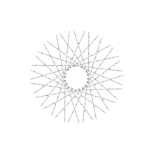 Load image into Gallery viewer, 40 Twisted Spokes - 17&quot; - Polish