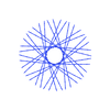 40 Twisted Spokes - 18" - Lolly Pop Blue