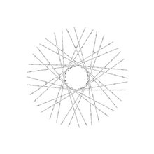Load image into Gallery viewer, 40 Twisted Spokes - 18&quot; - Polish