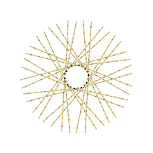 Load image into Gallery viewer, 40 Twisted Spokes - 21&quot; - Brass