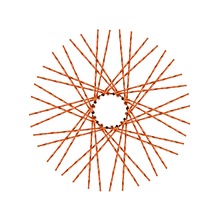 Load image into Gallery viewer, 40 Twisted Spokes - 21&quot; - Copper