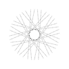 40 Twisted Spokes - 21" - Polish