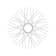 Load image into Gallery viewer, 40 Twisted Spokes - 21&quot; - Polish