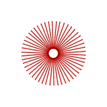 Load image into Gallery viewer, 50 Diamond Spokes - 18&quot; - Candy Apple Red