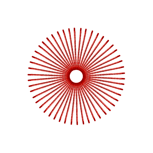 50 Diamond Spokes - 21" - Candy Apple Red