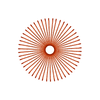 50 Diamond Spokes - 21" - Copper