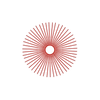 50 Jewel Spokes - 17" - Gloss Red